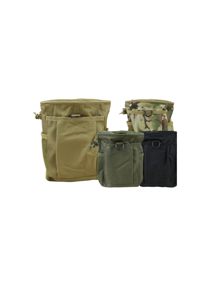 KT Large Dump Pouch Modular Airsoft Army Military Black Tan Green Camo