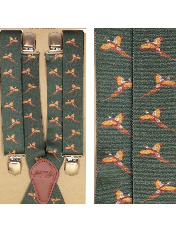 Jack Pyke Mens Trouser Braces Stretch Elasticated Adjustable Shooting Pheasant