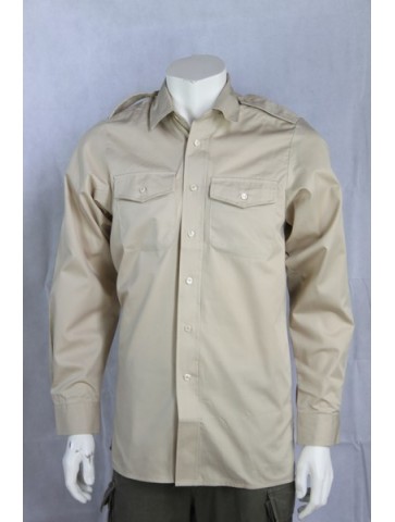 NEW Genuine Surplus British Army Fawn Long/Sh Sleeve Polycotton Shirt All Size