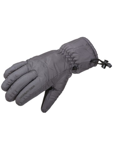 Highlander Ski Gloves Winter Thermal Non Slip Palm Black Mens Womens