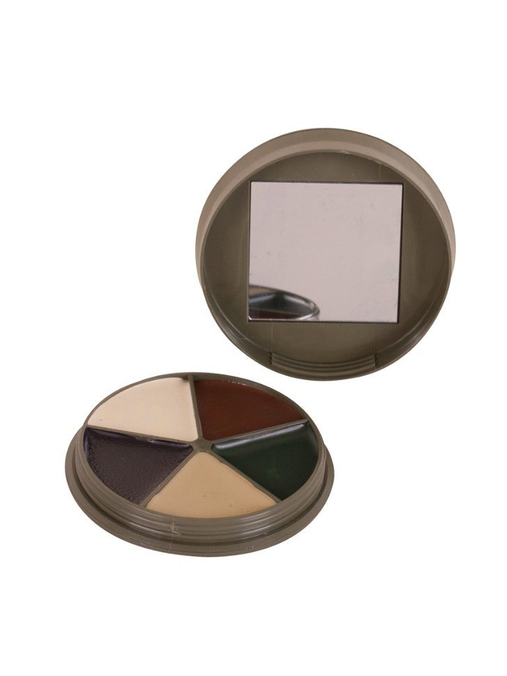 Highlander 5 colour face paint case