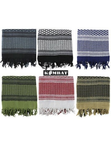 Kombat Shemagh Woven Arabic Style All Colours