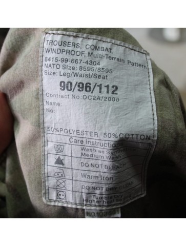 Genuine Surplus British Windproof Combat Trousers Army  35" Waist 2020/59