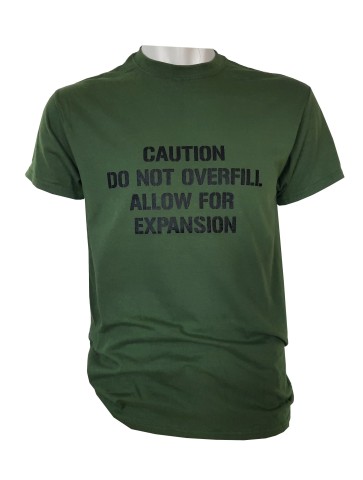 Allow For Expansion Exclusive Printed T-Shirt RAF Military Forces Tactical Green
