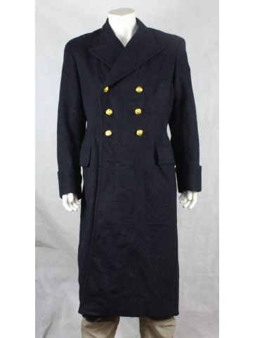 WW2 German Elite Enlisted Black Wool Greatcoat Overcoat ...