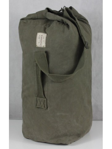 Genuine Surplus French Army Kit Bag Cotton Canvas Military Bag Rucksack
