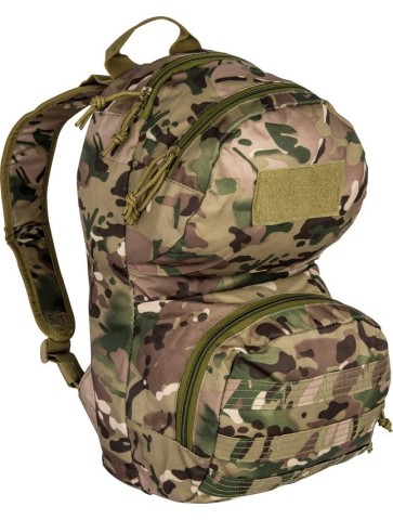 Highlander Scout Pack Backpack Rucksack 12 Litre Small Adult / Child Black Camo