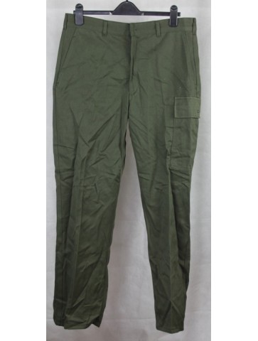 Genuine Surplus Belgian Green Combat Trousers Olive 35" Waist (865)