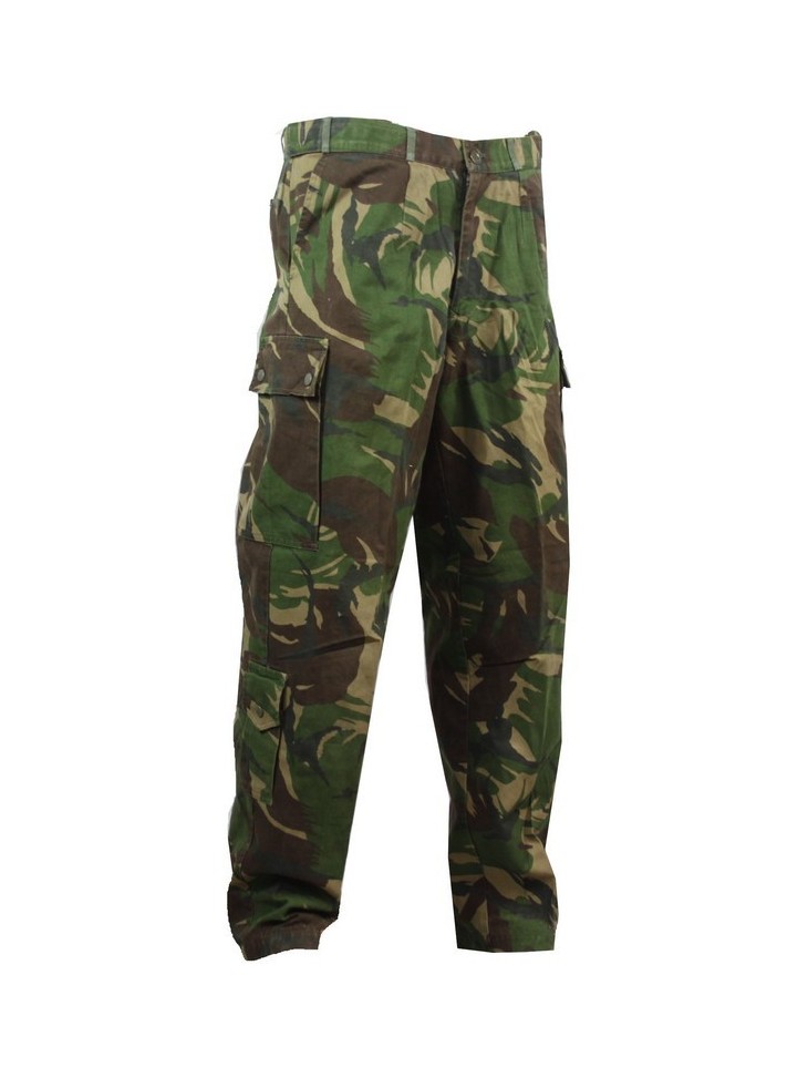 Genuine Surplus Dutch Heavy Duty Camo Trousers DPM Adjustable Denim Type