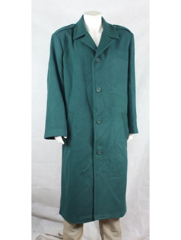 Green Wool Mix Overcoat Warm Teal Green 44-46" Chest (917)