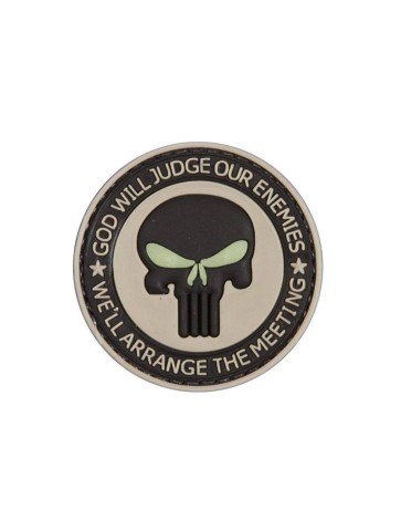PVC God Will Judge Tactical Patch Velcro Backed