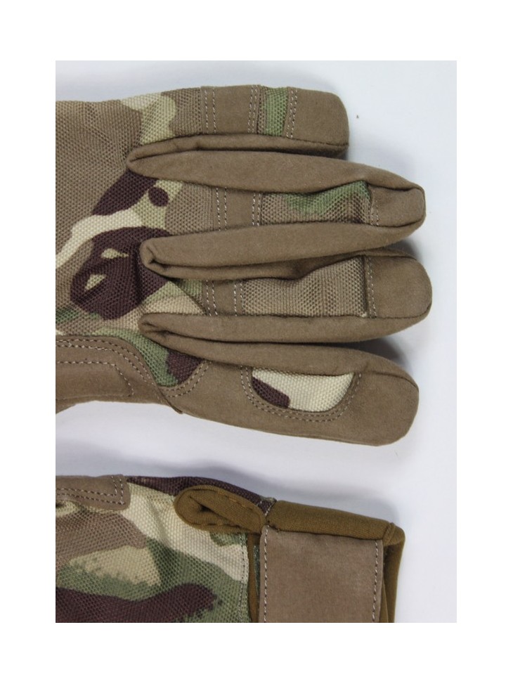 Highlander Military MTP Style Covert Camouflage Gloves with Kevlar Cut ...