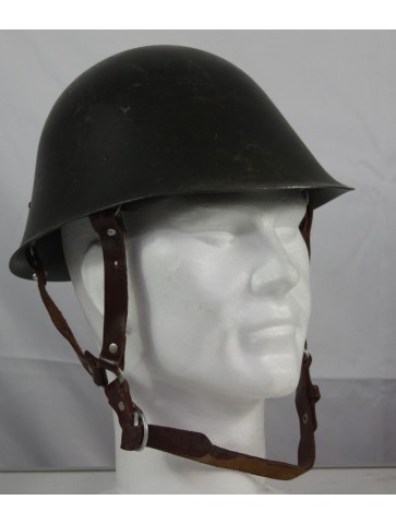 Genuine Surplus Romanian Steel Helmet and Leather Liner...