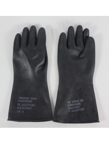 Genuine Surplus Dutch Army Rubber Gloves New in Packet