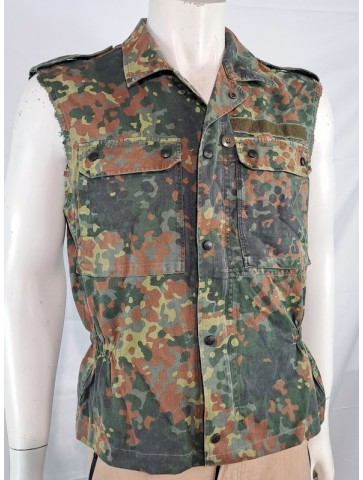 Genuine Surplus German Army Flektarn Shirt Sleeveless...