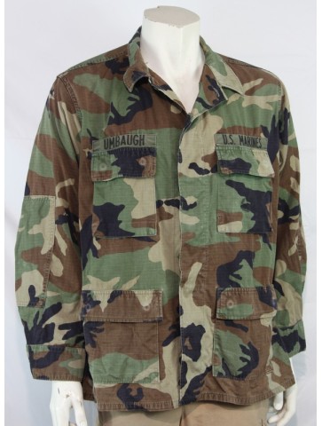 Genuine Surplus US Marines Woodland Camo BDU Shirt...