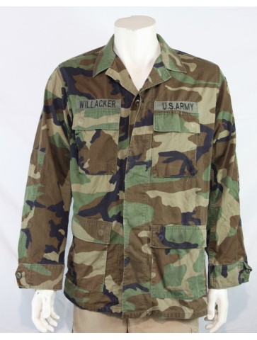 Genuine Surplus US Army Woodland Camo BDU Shirt Ripstop...