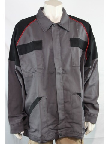 NEW Genuine Surplus French Work Jacket Grey Black 48-50"...