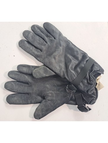 Genuine British Army Black S95 Leather Gloves Gore-tex...