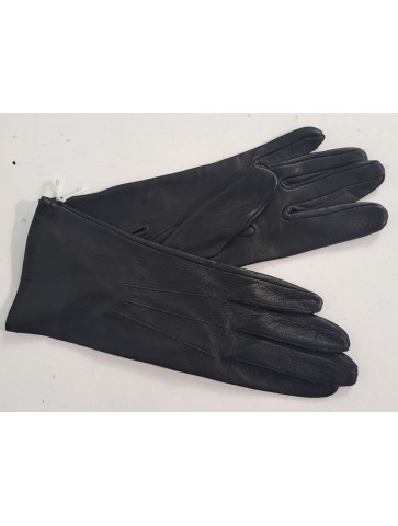 NEW Genuine Surplus British Womens Black Leather Gloves...