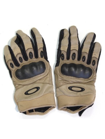 Second Hand Oakley Gloves Tan Full Finger Size Small (2263)