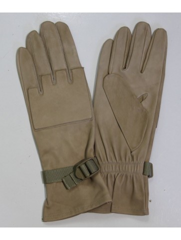 Sample Genuine British Army Sand Leather Gloves...