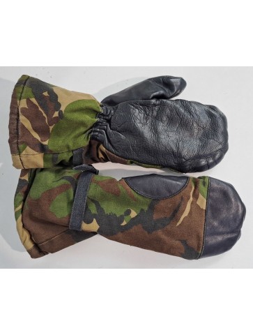 Genuine Surplus Dutch Army DPM Over-Mittens Leather Palm...