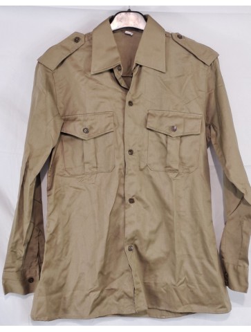 Genuine Surplus Italian Army Chino Shirt Beige Safari...