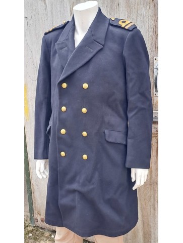 Genuine Surplus British Royal Navy Officer Wool Overcoat...