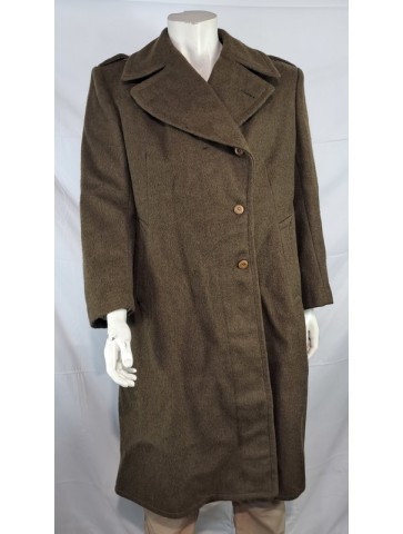 Genuine Surplus Vintage French Army Wool Greatcoat 1960's...