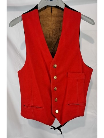 Genuine Surplus Vintage Military Red Waistcoat 34" Chest...