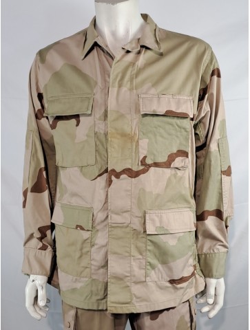 Genuine Surplus US Army TriColor Camo Desert Shirt...