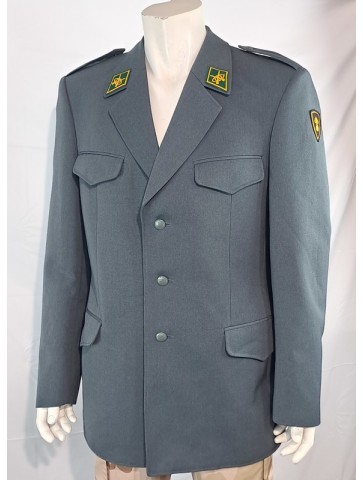 Genuine Surplus Swiss Army Dress Jacket Badged Blue Grey...