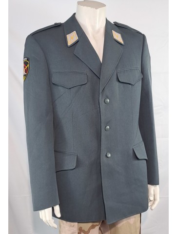 Genuine Surplus Swiss Army Dress Jacket Badged Blue Grey...