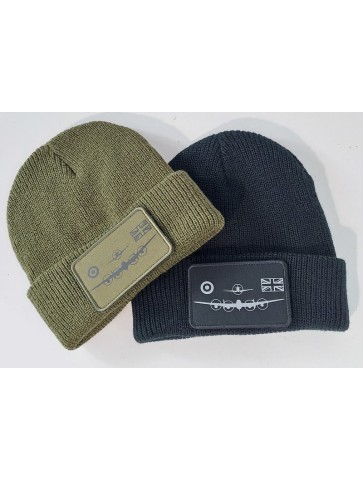 Spitfire Lancaster Printed Knitted Hat Thinsulate Winter...