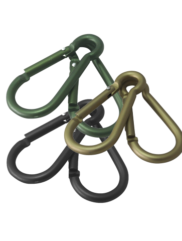 Kombat Carabiner Pairs 8mm Karabiner Military Clip Army...