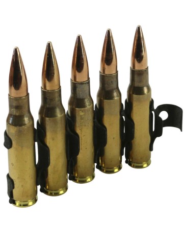 7.62 Bullet Pack Real Rifle Bullet Inert 5 Pack