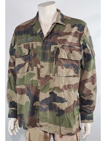 Genuine Surplus French CCE Camo Army Shirt Ripstop 44"...