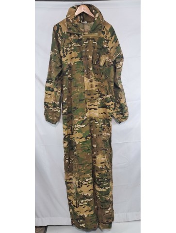 Military Style Camouflage Overall Padded Collar Airsoft...