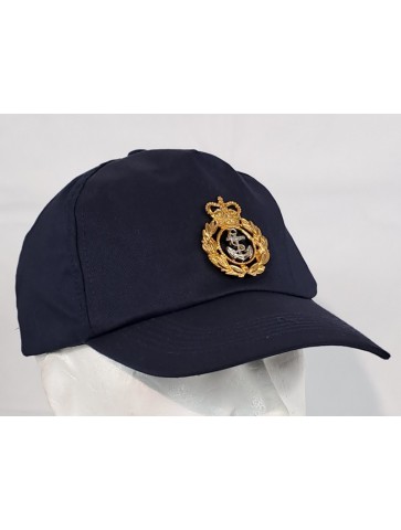 Genuine Surplus British Royal Navy Utility Cap & Badge...