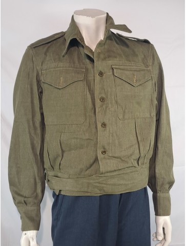 Genuine Surplus British Army Denim Overall Jacket Blouse...