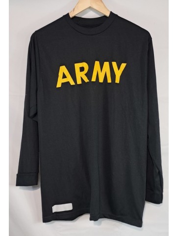 Genuine Surplus US Army Long Sleeve T-shirt Black...