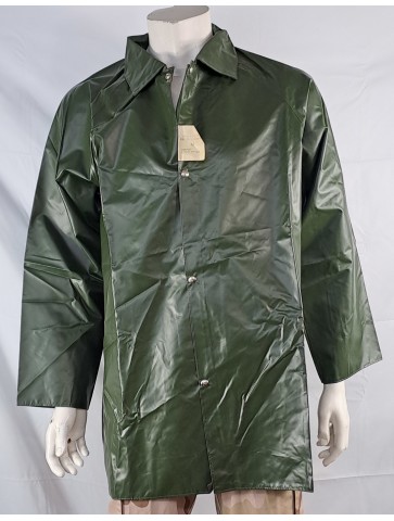 Genuine Surplus French Army Rubberised PVC Raincoat...