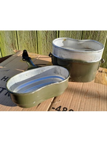 Genuine Surplus Hungarian Aluminium  Mess Tin Set Army...