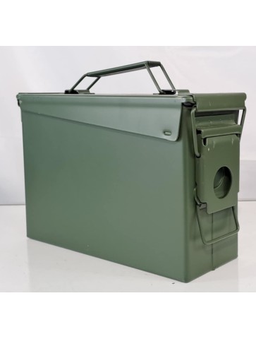 NEW Genuine Army .30Cal Small Ammo Box Metal Can Strong...