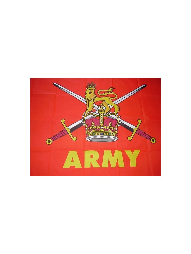 British Army Printed Polyester Flag 5'x3'