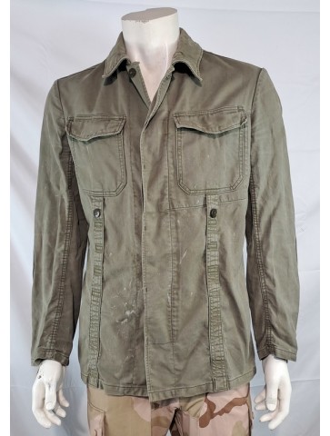 Genuine Surplus German Army Moleskin Shirt Jacket Olive...