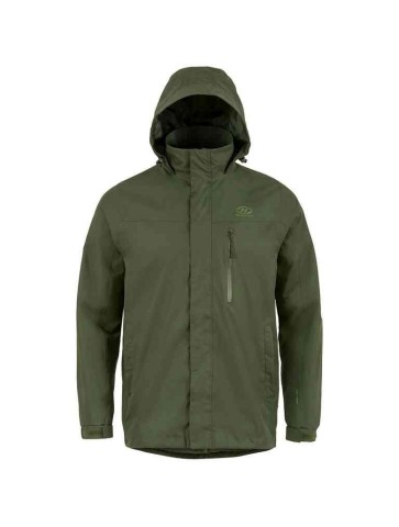 Highlander Kerrera Jacket Waterproof Windproof Breathable Coat Green Black Blue