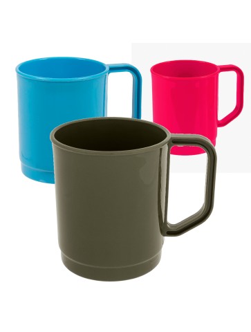 Highlander Plastic Camping Cup Mug Garden Cup Cadets...