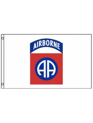 US 82nd Airborne Parachute FLAG 5' x 3' US 'All American'...